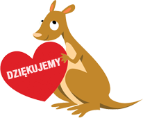 kangur z serduszkiem