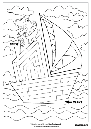 Labirynty karty pracy PDF do druku