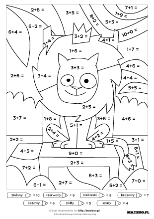 Dodaj i pokoloruj karty pracy PDF do druku
