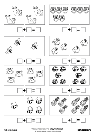Policz i dodaj karty pracy PDF do druku